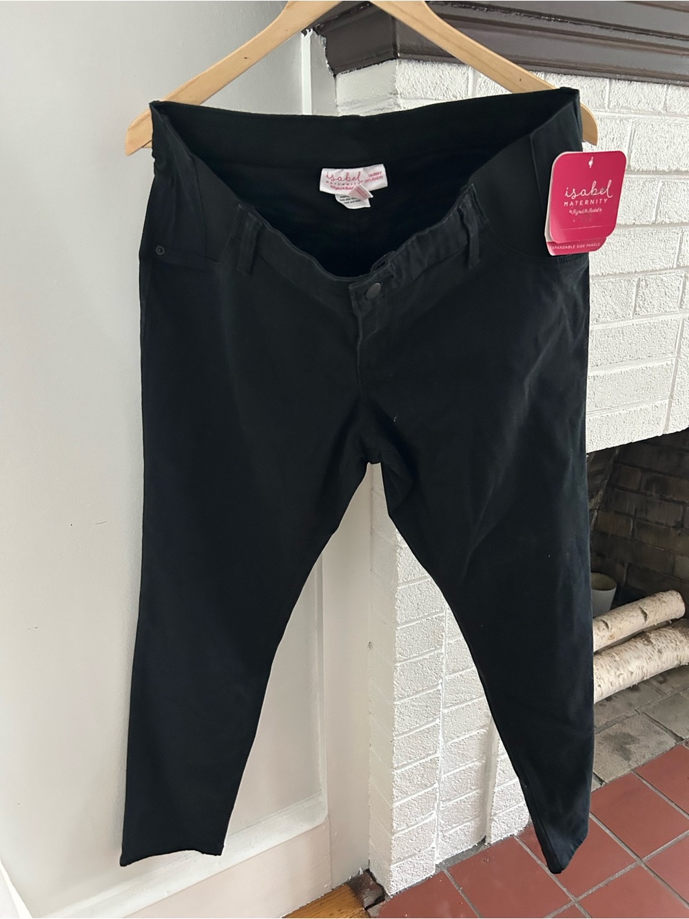 Ingrid & Isabel Black Women's Maternity Pants Size 14 NEW